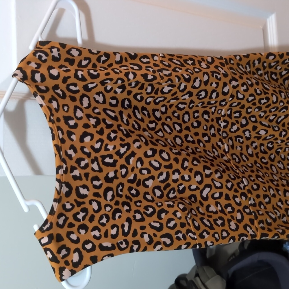 Cheetah Print Old Navy Work Appropriate Dress